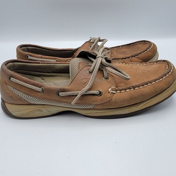 Sperry Womens Intrepid Boat Shoe Brown 11 Preppy Nautical Country Club - Picture 1 of 5